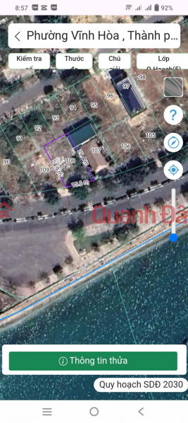 LAND FRONTAGE ON NGUYEN CO THACH, VINH HOA, NHA TRANG - SUPER BEAUTIFUL SEA VIEW | Vietnam, Sales đ 42 Billion