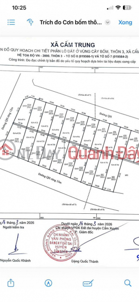 PRIME LAND – INVESTMENT PRICE – OWNER SELLING LOT 15 IN VILLAGE 3, CAM TRUNG, CAM XUYEN, HA TINH Sales Listings