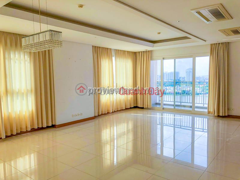 Property Search Vietnam | OneDay | Khu dân cư, Niêm yết cho thuê Cho thuê căn hộ Xi Riverview tầng trung 3 phòng ngủ có ban công view sông