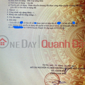 Bán 163m2 đất ở. Mặt tiền đường nhựa 6m, ngang 12.5m Xã Liên Ninh,Thanh Trì.(Tặng xe ô tô) _0