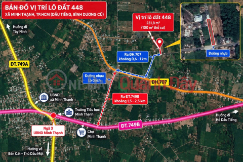 ĐẤT ĐẸP – GIÁ TỐT – CẦN BÁN ĐẤT TẠI Xã Minh Thạnh, Huyện Dầu Tiếng, Bình Dương _0