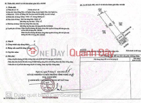 Land for sale in Xom Hong, Phuc Nghia, Hong Nghia Dan, Nghe An _0