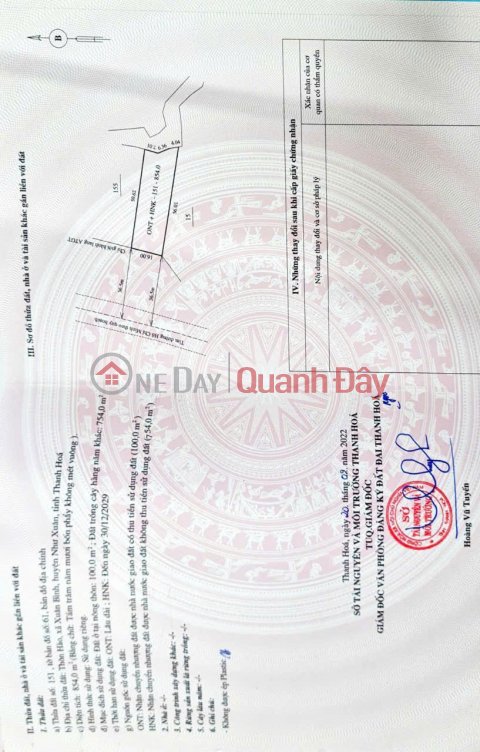 ĐẤT ĐẸP - GIÁ TỐT- CẦN BÁN LÔ ĐẤT VỊ TRÍ ĐẸP TẠI xã Xuân Bình, huyện Như Xuân, tỉnh Thanh Hóa _0