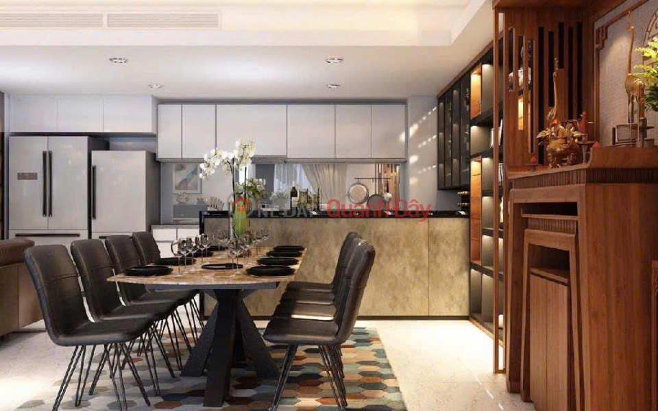 Property Search Vietnam | OneDay | Nhà ở, Niêm yết bán (Tin thật 100%) Căn hộ 110m2 x 3PN có slot ô tô tại Aqua Central - Yên Phụ - Ban công hướng Bắc