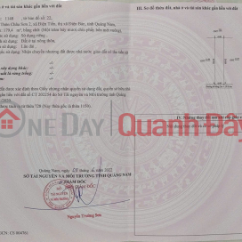 ĐẤT ĐẸP – ĐẦU TƯ SINH LỜI - Chính Chủ Cần Bán 2 Lô Đất Mặt Tiền Tại Quảng Nam _0