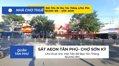 House for rent on Bo Bao Tan Thang Street, 96m² - 8M WIDE - NEAR AEON _0