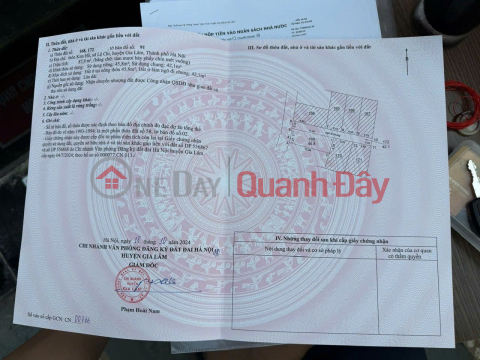 Bán đất 2 Mặt Ngõ ô Tô Vào Tận Nơi Tại Đường Kim Hồ, Xã Lệ Chi, Gia Lâm, Hà Nội _0