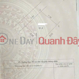 Land for sale in group 11, Quang Minh, Me Linh. Near service land, wide frontage, car parking _0