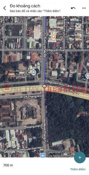 House for sale in Trang Bom, corner, 2 frontages, house in the center of Trang Bom, residential land, separate title | Vietnam, Sales, đ 6.5 Billion