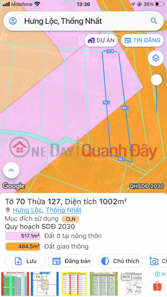 OWNER Sells Land In Hung Loc Commune, Thong Nhat District, Dong Nai Vietnam, Sales, đ 1.85 Billion