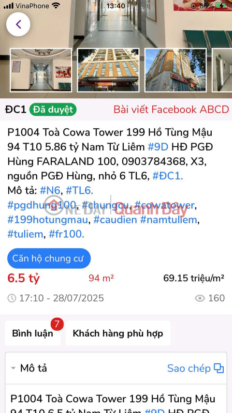 CĂN HỘ VỊ TRÍ ĐẸP – GIÁ TỐT – CHÍNH CHỦ CẦN BÁN Căn CC 199 Hồ Tùng Mậu, Cầu Diễn, Nam Từ Liêm, Hà Nội _0