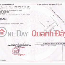 CLOUDS – PRICES HIT ROCK BOTTOM Selling a plot of land with frontage on Tran Nhan Tong street, right in the Our Lady of Mang Den area. _0