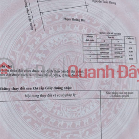 2.0x billion 93.1m2 Road frontage 401 Vu Vi - Minh Tan - Kien Thuy Zalo 0567222555 _0