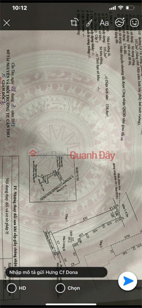 NHÀ ĐẸP - VỊ TRÍ TỐT - CHÍNH CHỦ Bán Nhà Hẻm 1/1 Đường Lý Tự Trọng, Ninh Kiều, Cần Thơ _0