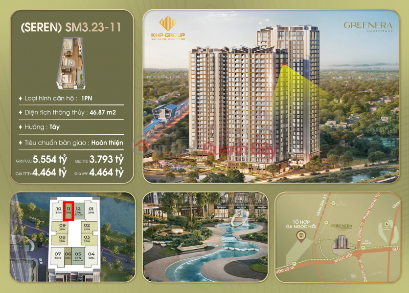 MỘT CĂN 47M² – VỪA ĐỦ ĐỂ SỐNG SANG, VỪA ĐỦ ĐỂ TÍCH SẢN Niêm yết bán