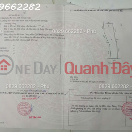 Bán nhà mặt tiền Lưu Văn Lang Sa Đéc. Sổ Hồng, 1.8 tỷ. 3PN, hướng Nam. _0