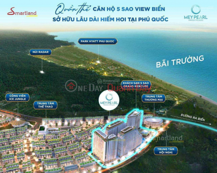 đ 2.8 Billion | Apartment with pink book, long-term ownership, close to the sea-Meypearl Harmony Phu Quoc