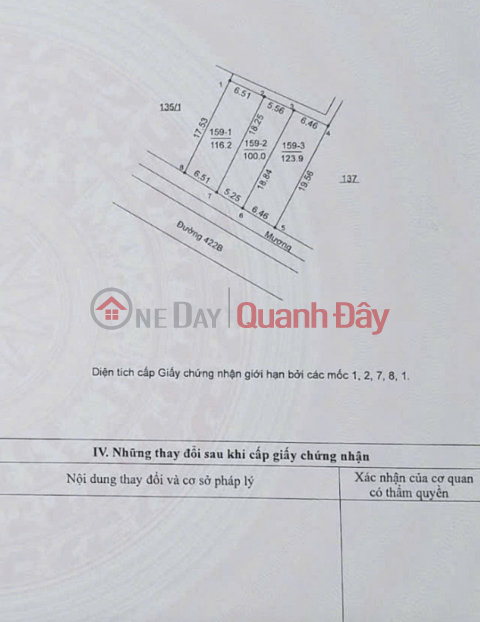 OWNER SELLS BEAUTIFUL LAND FRONT OF PROVINCIAL ROAD 422B - VAN CANH, HOAI DUC _0