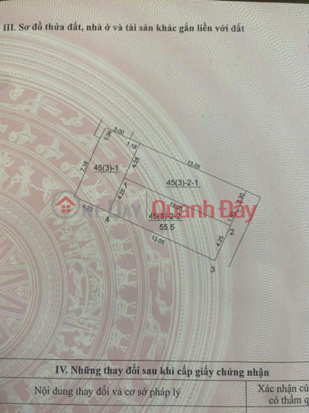 CHÍNH CHỦ CẦN BÁN 55.5 M2 ĐẤT NGÔ XUÂN QUẢNG - GIA LÂM, GIÁ 10.55 TỶ, LH 0985865658 Niêm yết bán