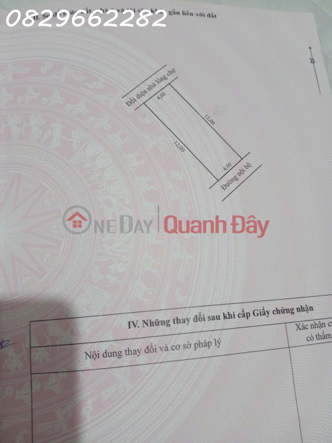 Land for sale in Dinh An, Lap Vo, Dong Thap. Facing Cai Dau Be Market. Title deed for 48m2, price 550 million VND. _0