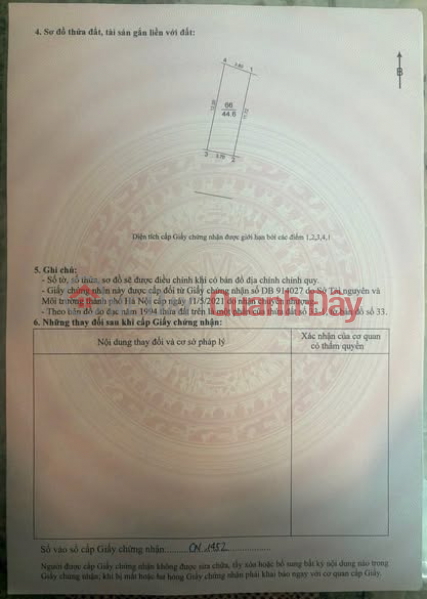 Property Search Vietnam | OneDay | Nhà ở | Niêm yết bán BÌA LÀNG ĐƯỜNG NHẠN – Ô TÔ TRÁNH – VIEW ĐỒNG – GẦN HỒ ĐIỀU HÒA