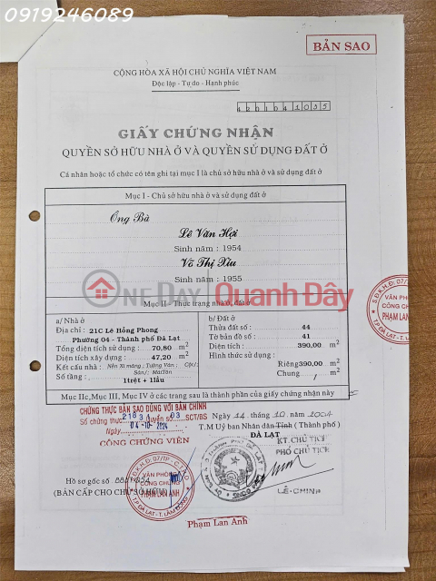BÁN TỔ HỢP VILLA NGAY TRUNG TÂM TP ĐÀ LẠT _0