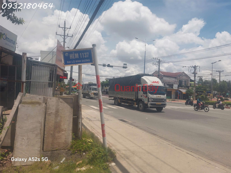 LAND FOR SALE WITH WIDER REAR AREA, CAR ACCESSIBLE ALLEY – BINH DUONG AVENUE, HIEP AN WARD, THU DAU MOT CITY, Vietnam | Sales đ 4 Billion