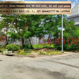 FOR SALE Plot of Land with 2 Fronts - 21st Century Residential Area Right in the Center of Thu Duc City _0