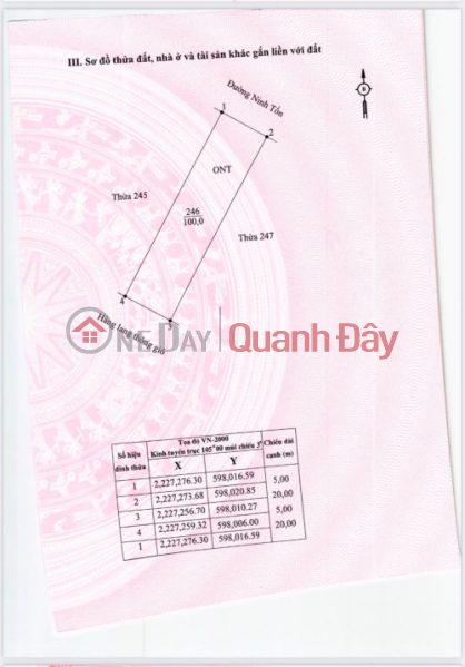 BÁN NHÀ TAM ĐIỆP SIÊU PHẨM ĐẦU TƯ GIÁ TỐT Niêm yết bán