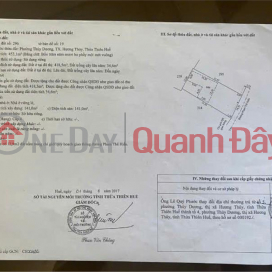 BEAUTIFUL LAND – BEAUTIFUL LAND LOT AT No. 8 Pham The Hien, Thuy Duong Ward, Huong Thuy Town, Thua Thien – Hue _0