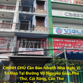 OWNER Needs to Sell Quickly a Guesthouse in a Good Location on Vo Nguyen Giap Street, Phu Thu, Cai Rang, Can Tho _0