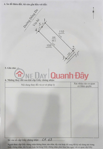 Owner selling prime land in Dong Da - Hai Chau area - VIP section near New Phuong Dong. Sales Listings