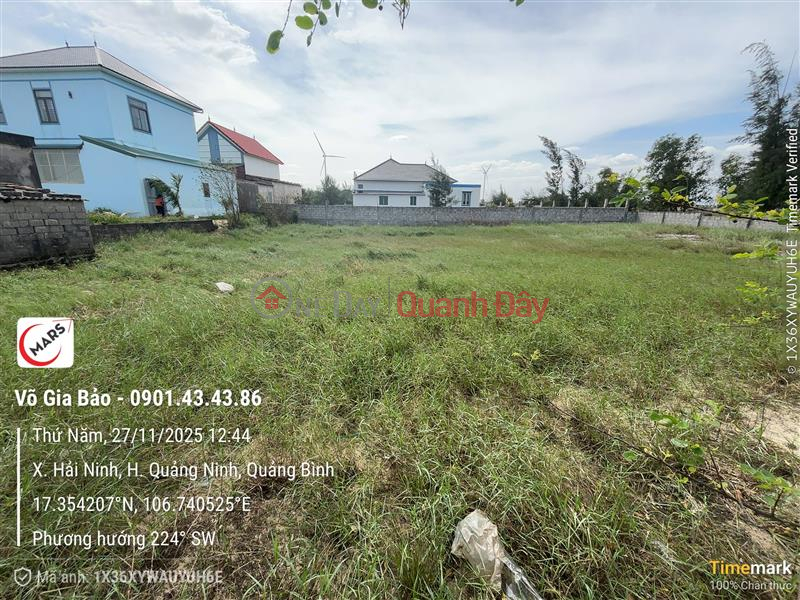 Property Search Vietnam | OneDay | Nhà ở, Niêm yết bán, Bán cặp đất liền kề tại Hải Ninh, Quảng Ninh, Quảng Bình giá 2.8 tỷ TL