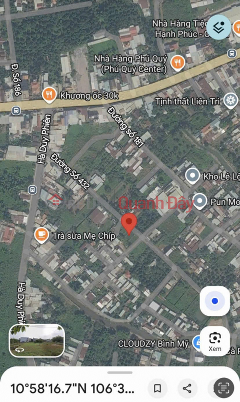 HOT HOT – OWNER NEEDS TO SELL A PLOT OF LAND - FRONTAGE ON ROAD 432, BINH MY COMMUNE, CU CHI DISTRICT, HO CHI MINH CITY _0