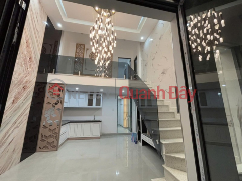 ► House with 2 alley fronts near Tran Cao Van, 46m2, 2 floors, beautiful, ready to move in, 2.55 billion _0