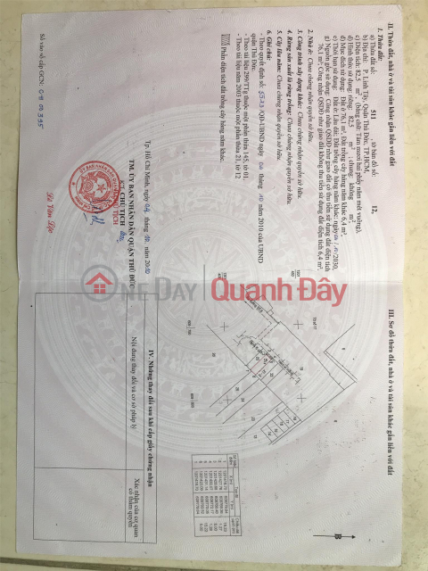 OWNER NEEDS TO SELL QUICKLY A Plot Of Land In Linh Tay Ward, Thu Duc City, HCM _0