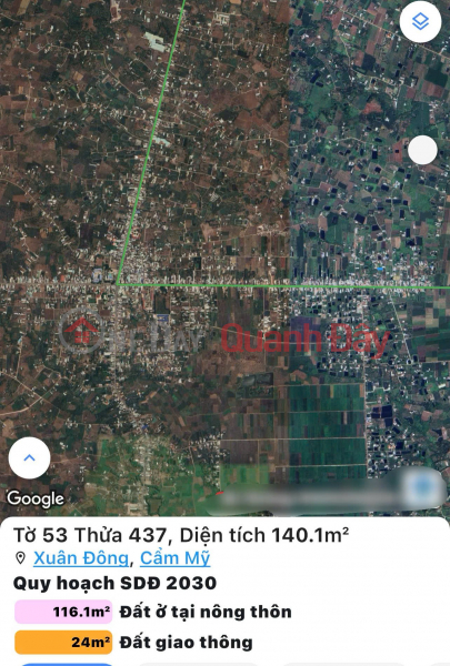 Property Search Vietnam | OneDay | Residential Sales Listings | GOOD LOCATION - GOOD PRICE - Owner Sells Potential Land Lot In Xuan Dong, Cam My, Dong Nai