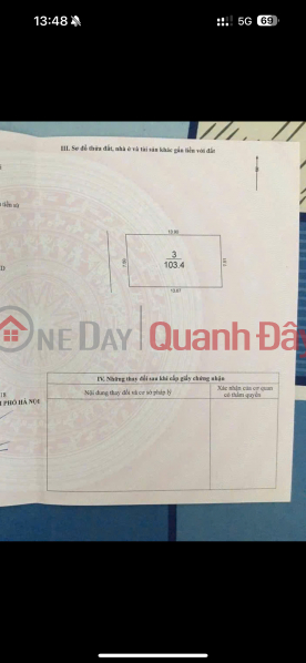 đ 11,7 tỷ 103.4M ĐẤT ĐẤU GIÁ KHÊ NỮ – PHÚC THỊNH – ĐÔNG ANH