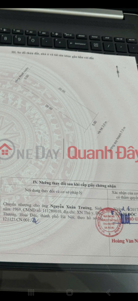 BEAUTIFUL LAND LOT FRONTING MAI CHI THO – HOA XUAN ISLAND VIP – 100M² – PRICE ONLY 7.4 BILLION Sales Listings