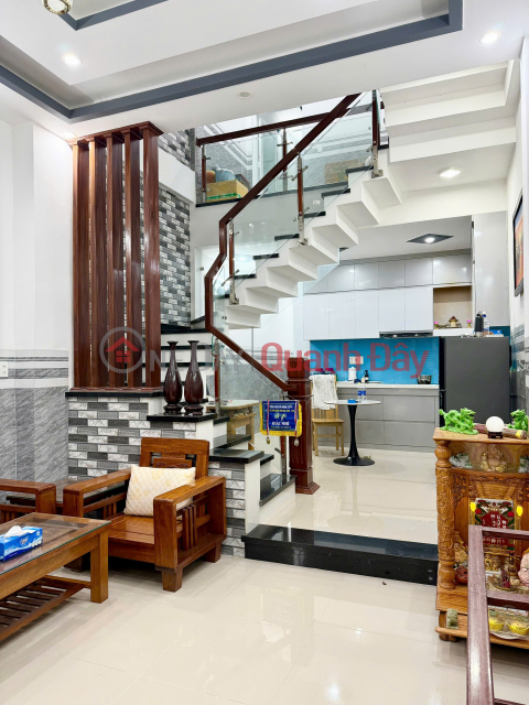 Newly built 3-story house – 5m wide alley accessible by car – Near Nguyen Phuoc Nguyen street _0