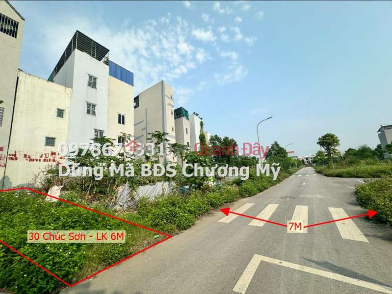 PRICE ONLY 2TY4 TO OWN LOT OF LAND PURPLE BRONZE SERVICES-CHUC SON TT-CHUONG MY Sales Listings