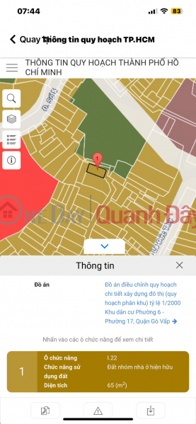 đ 4.65 Billion, Le Duc Tho House Near Le Hoang Phai Go Vap