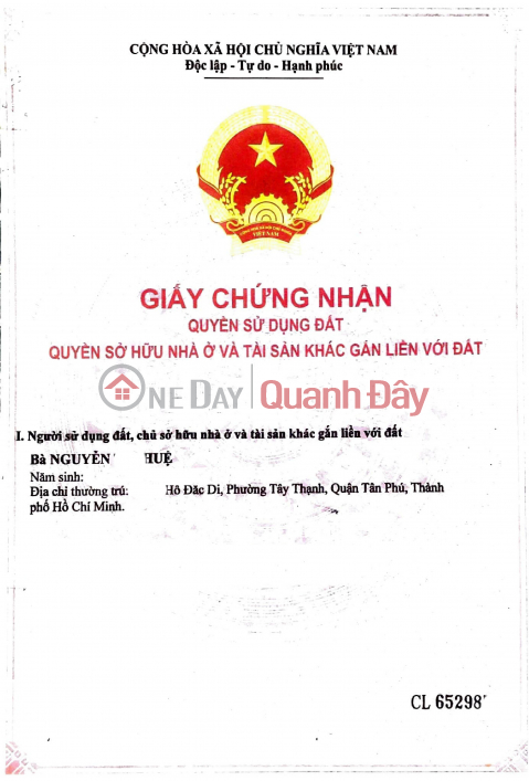 BÁN NHÀ MT KINH DOANH - VÕ THÀNH TRANG - TÂN BÌNH 3 TẦNG 195M2 _0