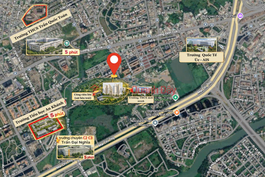 Property Search Vietnam | OneDay | Nhà ở Niêm yết bán, CHUNG CƯ BÌNH KHÁNH CĂN GÓC, VIEW MAI CHÍ THỌ, 2PN 2WC - VỊ TRÍ ĐẮC ĐỊA - SIÊU TIỆN ÍCH