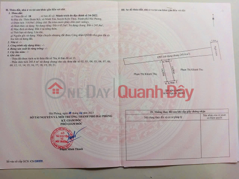 Beautiful land at investment price – Minh Tan Kien Thuy – 9xx million – Red book in hand – ZALO 0567 222 555 _0