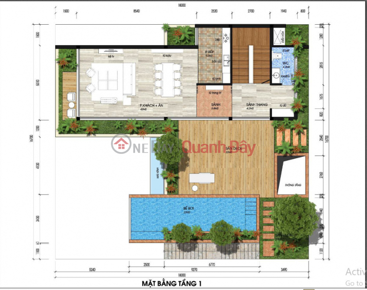 Bán biệt thự Đại Lải, Vĩnh Phúc - sổ đỏ lâu dài xây thô 300m2 view trực diện mặt hồ, có bể bơi Việt Nam | Bán ₫ 19 tỷ