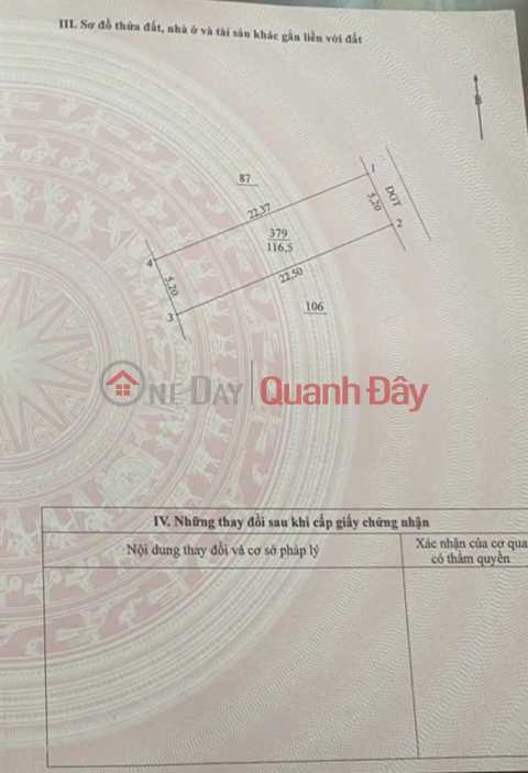 URGENT SALE: 116M² LAND IN HONG HA – DAN PHUONG – CAR ACCESS TO THE PROPERTY, NEAR HONG HA BRIDGE – RING ROAD 4 _0