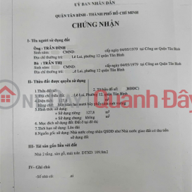 Bán nhà Lê Lai, khu Bàu Cát Tân Bình – 128m2, chỉ 9.5 tỷ _0