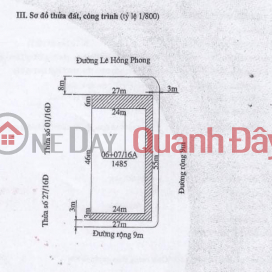Land lot for sale 1485M Le Hong Phong Hai An street _0