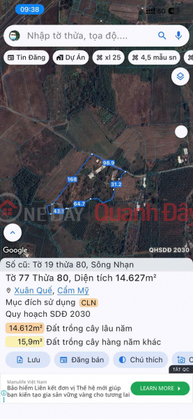 Property Search Vietnam | OneDay | Residential, Sales Listings | PRIME LAND – GREAT PRICE – OWNER URGENTLY SELLING PLOT OF LAND – Song Nhan Commune – Cam My District – Dong Nai Province